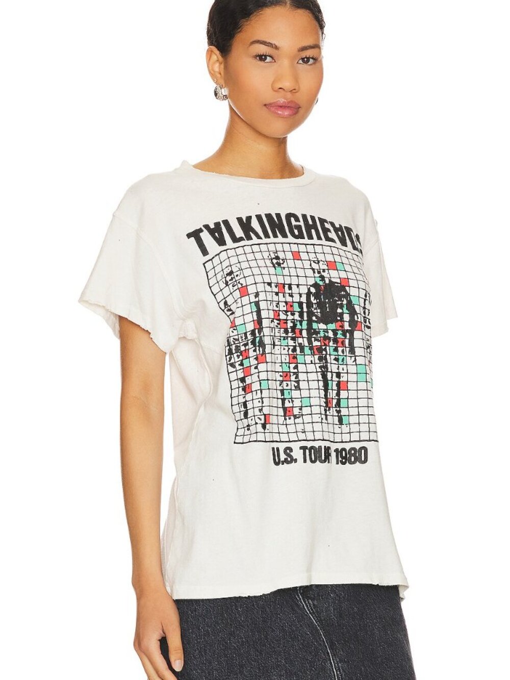 Madeworn | Talking Heads Distressed Cotton Rock Band T-Shirt Tee